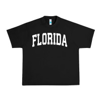 Black Florida Crewneck Sweatshirt Sports College Style State Gifts Urban Heavy Tee - minhPixels