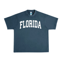 Midnight Navy Florida Crewneck Sweatshirt Sports College Style State Gifts Urban Heavy Tee - minhPixels