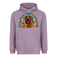 Lavender chocolate labrador rainbow Heavyweight Hoodie - Artiststas