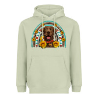 Matcha chocolate labrador rainbow Heavyweight Hoodie - Artiststas