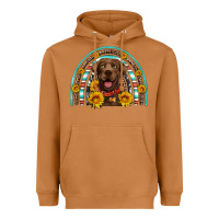 Meerkat chocolate labrador rainbow Heavyweight Hoodie - Artiststas