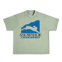Oil Green snowshoe mountain Urban Heavy Tee - minhPixels