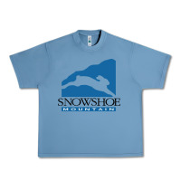Pebble Blue snowshoe mountain Urban Heavy Tee - minhPixels