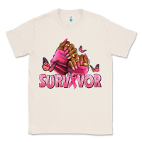 Natural Breast Cancer survivor afro nails Classic Tee - NancyCooperArtShop