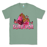 Sage Breast Cancer survivor afro nails Classic Tee - NancyCooperArtShop