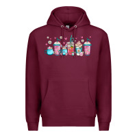 Burgundy easter coffee cups libbey glass Premium Hoodie - Jasminsmagicworld