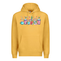 Mustard easter coffee cups libbey glass Premium Hoodie - Jasminsmagicworld