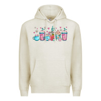 Oatmeal Heather easter coffee cups libbey glass Premium Hoodie - Jasminsmagicworld