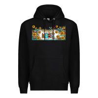 Black blessed nurse libbey glass Premium Hoodie - BundleAndBundleShop