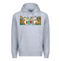 Heather Grey blessed nurse libbey glass Premium Hoodie - BundleAndBundleShop