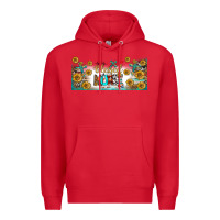 Red blessed nurse libbey glass Premium Hoodie - BundleAndBundleShop