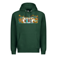 Sports Green blessed nurse libbey glass Premium Hoodie - BundleAndBundleShop
