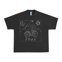 Pigment Black Bicycle Day 1943  LSD Acid Trip  Druffi gift Urban Heavy Tee - minhPixels