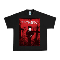 Black The Omen Horror Movie Urban Heavy Tee - minhPixels