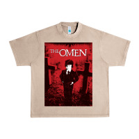 French Oak The Omen Horror Movie Urban Heavy Tee - minhPixels