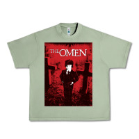 Oil Green The Omen Horror Movie Urban Heavy Tee - minhPixels