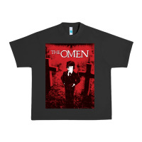 Pigment Black The Omen Horror Movie Urban Heavy Tee - minhPixels