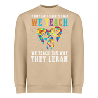 Mushroom Autism Awareness Teacher Heavyweight Sweatshirt - CowhideDigitalArt