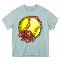 Arona Western Softball With Roses Heavy Core Tee - LillyAllenDesigns