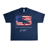 Navy Don_t Tread On Florida Governor Ron DeSantis 2022 USA Flag Urban Heavy Tee - minhPixels