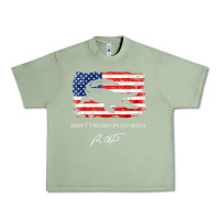 Oil Green Don_t Tread On Florida Governor Ron DeSantis 2022 USA Flag Urban Heavy Tee - minhPixels