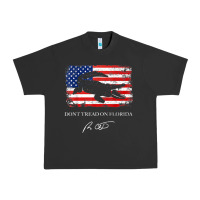 Pigment Black Don_t Tread On Florida Governor Ron DeSantis 2022 USA Flag Urban Heavy Tee - minhPixels