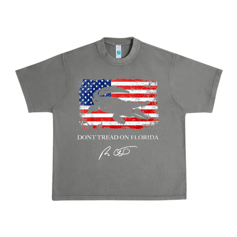 Don_t Tread On Florida Governor Ron Desantis 2022 Usa Flag Urban Heavy Tee by minhPixels | Teevron