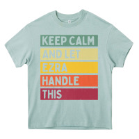 Arona Keep Calm And Let Ezra Handle This Funny Retro Quote Heavy Core Tee - minhPixels