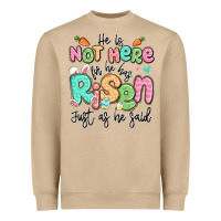 Mushroom easter he is not here for he has risen just as he Heavyweight Sweatshirt - LillyAllenDesigns