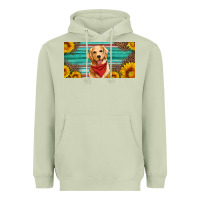 Matcha golden retriever license plate Heavyweight Hoodie - Artiststas