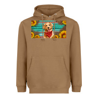 Toasted Coconut golden retriever license plate Heavyweight Hoodie - Artiststas