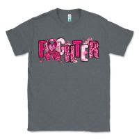 Charcoal Heather Fighter Breast Cancer Classic Tee - NancyCooperArtShop