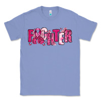 Colony Blue Fighter Breast Cancer Classic Tee - NancyCooperArtShop