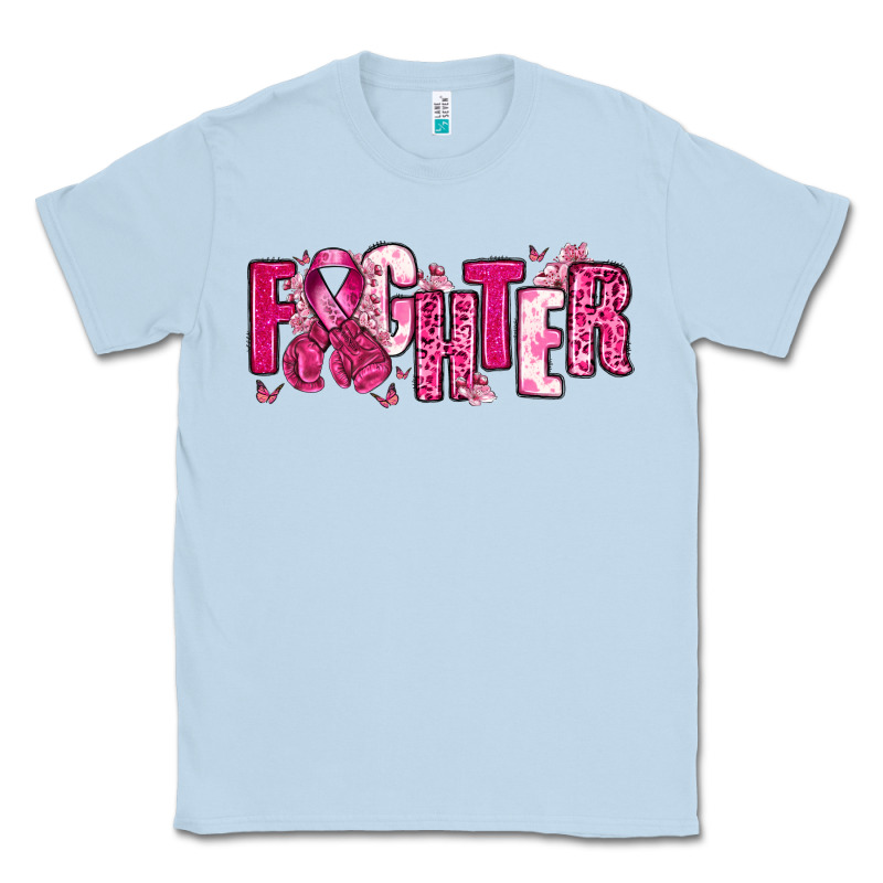 Fighter Breast Cancer Classic Tee by NancyCooperArtShop | Teevron