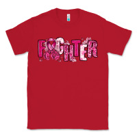 Red Fighter Breast Cancer Classic Tee - NancyCooperArtShop