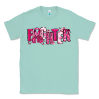 Seafoam Fighter Breast Cancer Classic Tee - NancyCooperArtShop