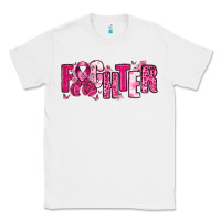 White Fighter Breast Cancer Classic Tee - NancyCooperArtShop