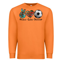 Carrot peace love soccer Premium Sweatshirt - Artiststas