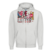 Love Letter Zipper Hoodie | Teevron