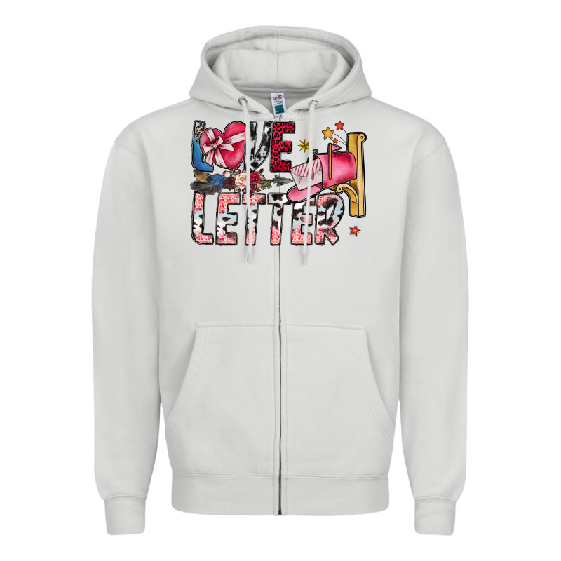 Love Letter Zipper Hoodie by SublimationCraftShop | Teevron