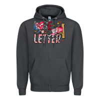 Smoke Love Letter Zipper Hoodie - SublimationCraftShop