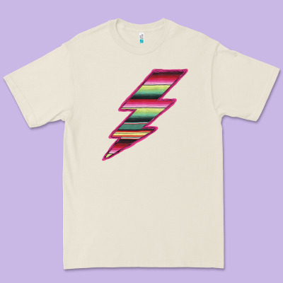 Pink Serape Lightning Premium Tee Designed By Bettercallsaul