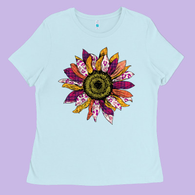 Sunflower Ladies Tee Designed By Bettercallsaul