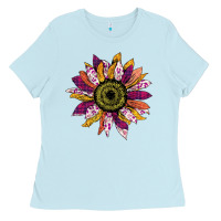 Baby Blue Sunflower Ladies Tee - Bettercallsaul