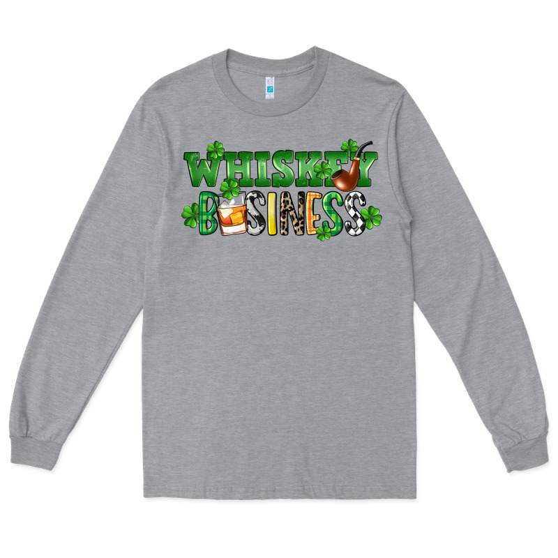 Whiskey Business St. Patrick's Day Long Sleeve Tee by CowGirlArtShop | Teevron