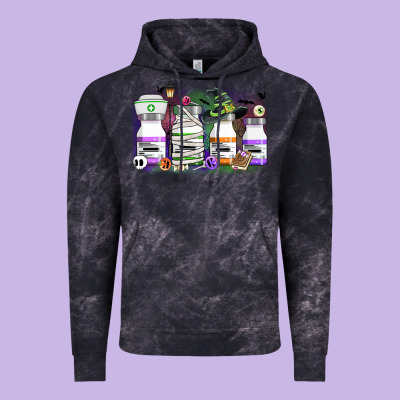 Nurse Medicine Bottles Vintage Hoodie Designed By Cowgirlartshop