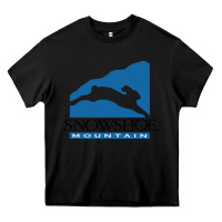 Black snowshoe mountain Heavy Core Tee - minhPixels