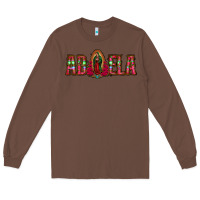 Chestnut abuela floral aztec leopard Long Sleeve Tee - Jasminsmagicworld