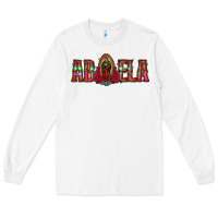 White abuela floral aztec leopard Long Sleeve Tee - Jasminsmagicworld