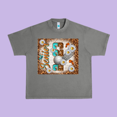 Senior 2023 Volleyball Urban Heavy Tee Designed By Tumblerdesignbyshophia